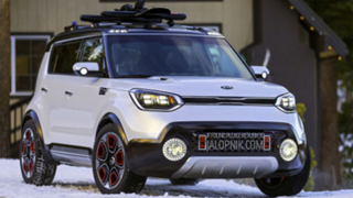 'Off-Road' Kia Trail'ster: Lots Of Headlights And Skidplate Like A Sled